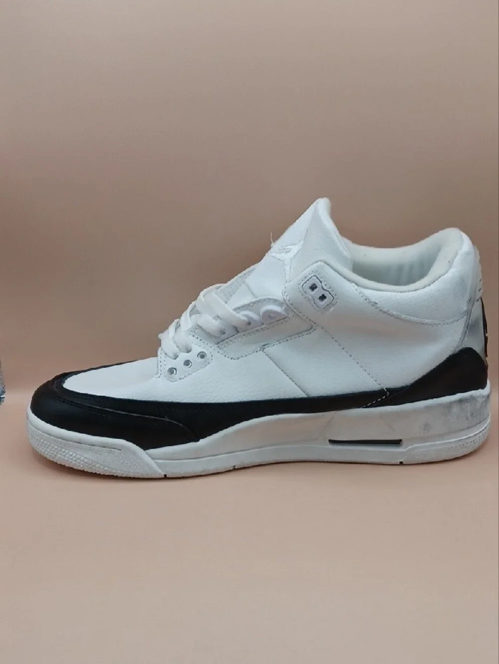 Pre-Owned Nike Air Jordan 3 Retro SP Fragment Design Sneakers-White/Black Sz 10